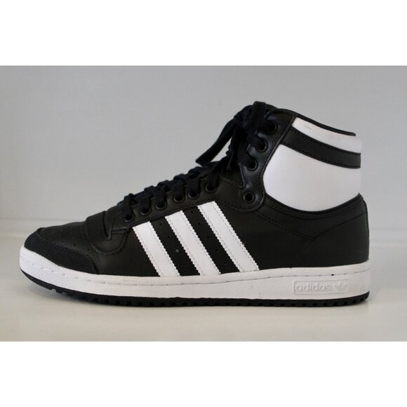 ADIDAS Top Ten Black & White High Top Sneakers Shoes, Size Men\'s 8 main image 8
